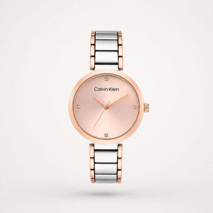 Calvin Klein Women's Diamond Studded Dial Watch
