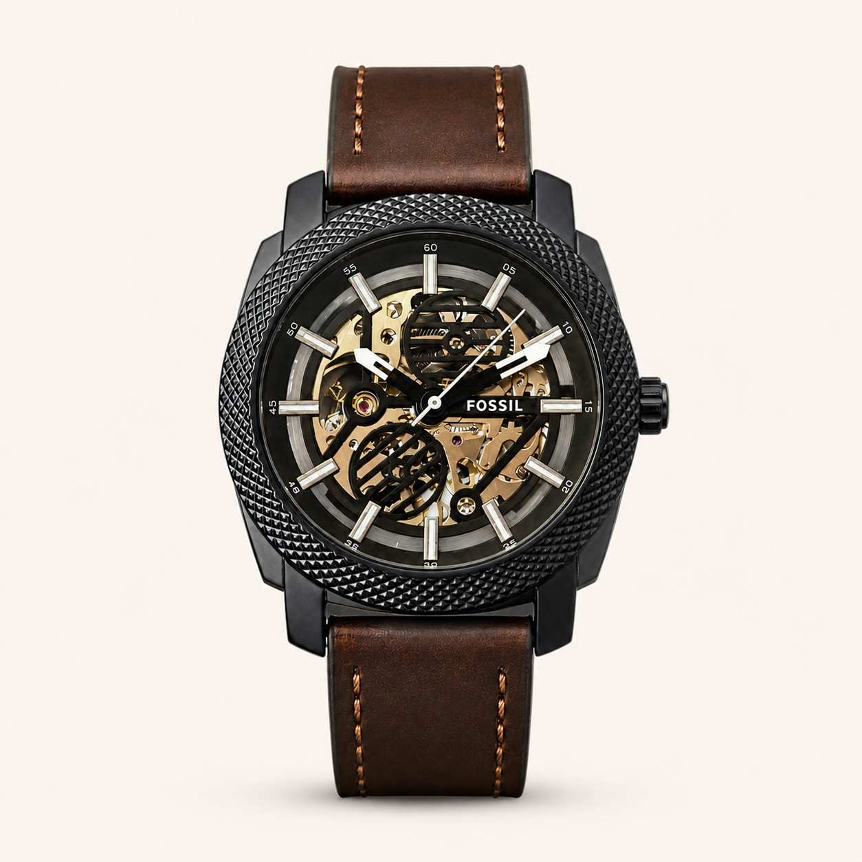Fossil Modern Machine Automatic Watch 43mm Strap