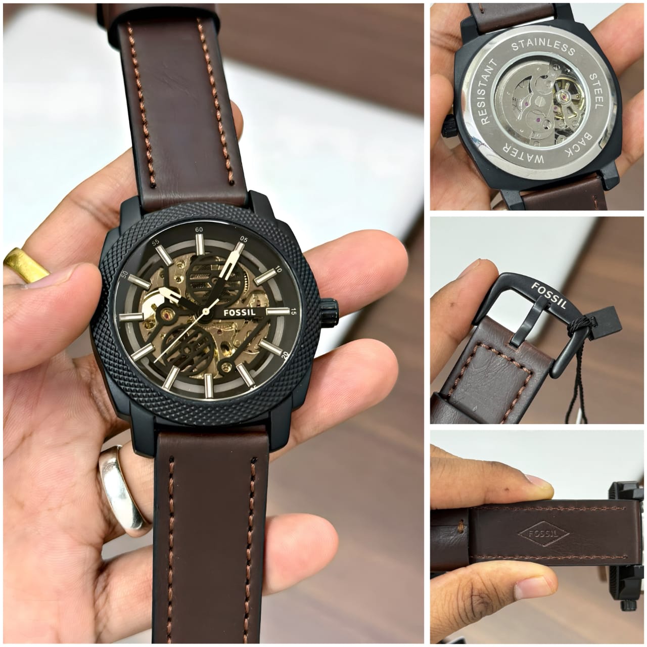 Fossil Modern Machine Automatic Watch 43mm Strap
