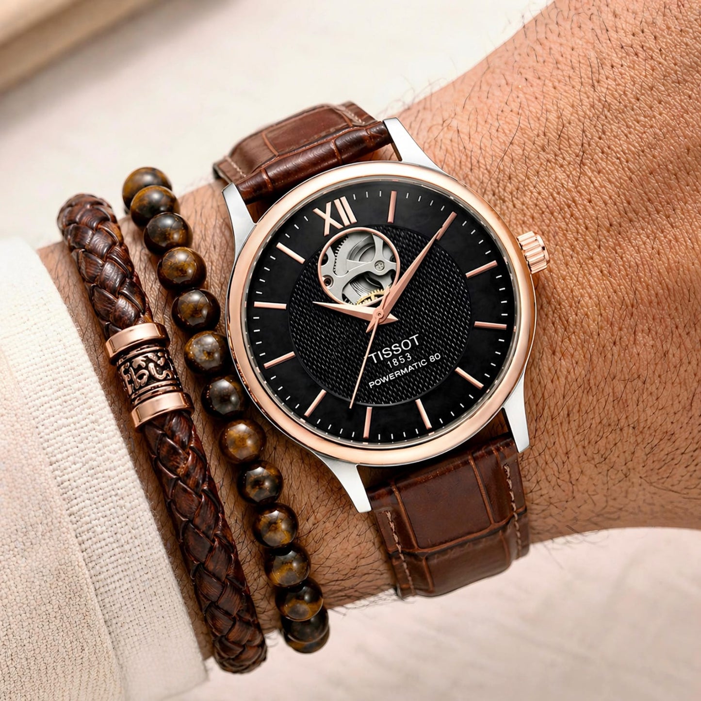 Tissot Tradition Powermatic 80 – Open Heart Automatic