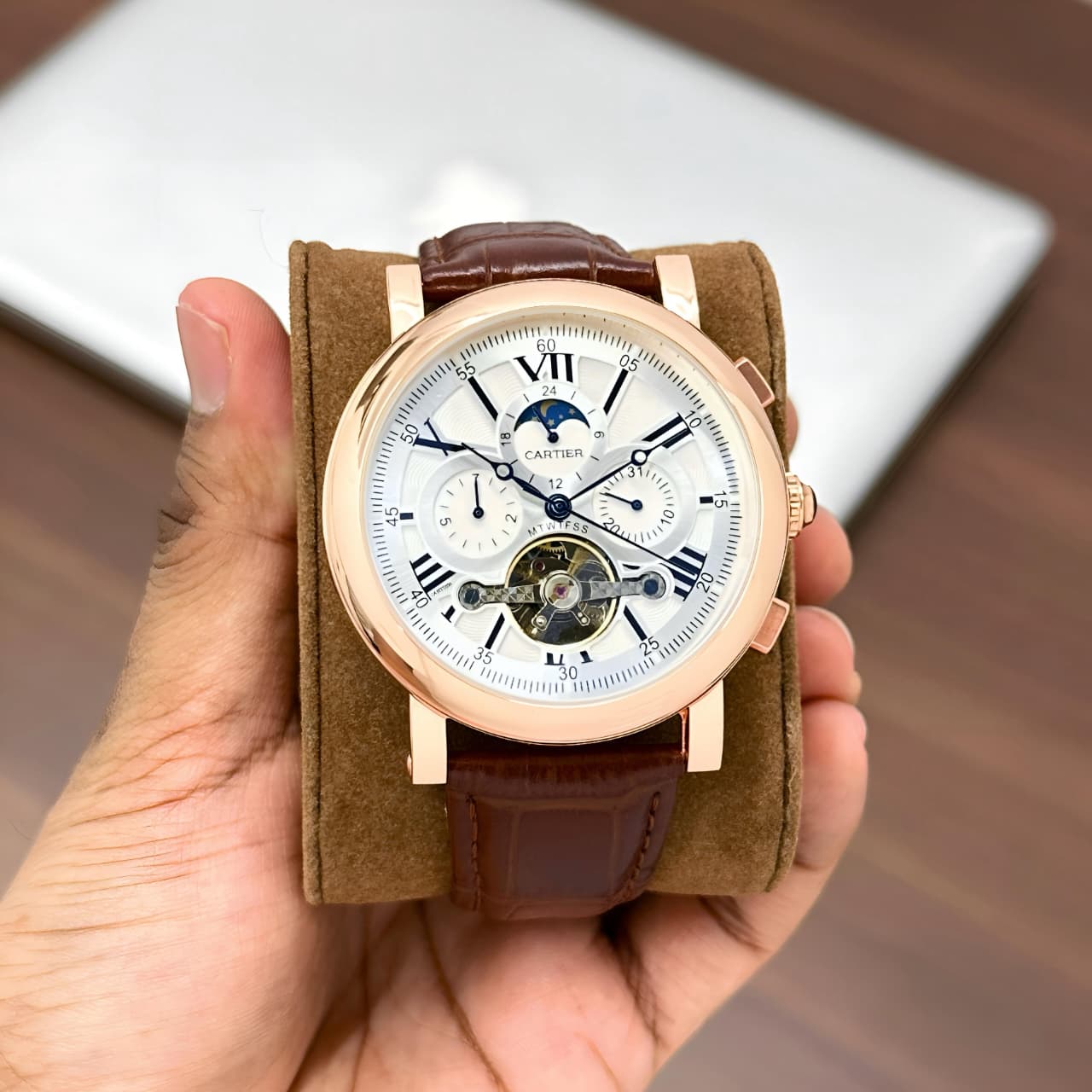 Cartier Open Heart Tourbillon Automatic Watch
