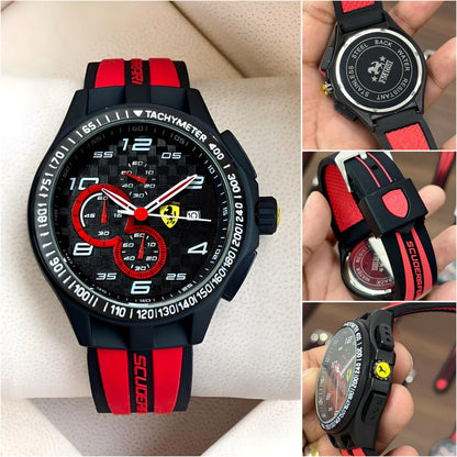 Scuderia Ferrari Race Quartz Chronograph Watch for Men