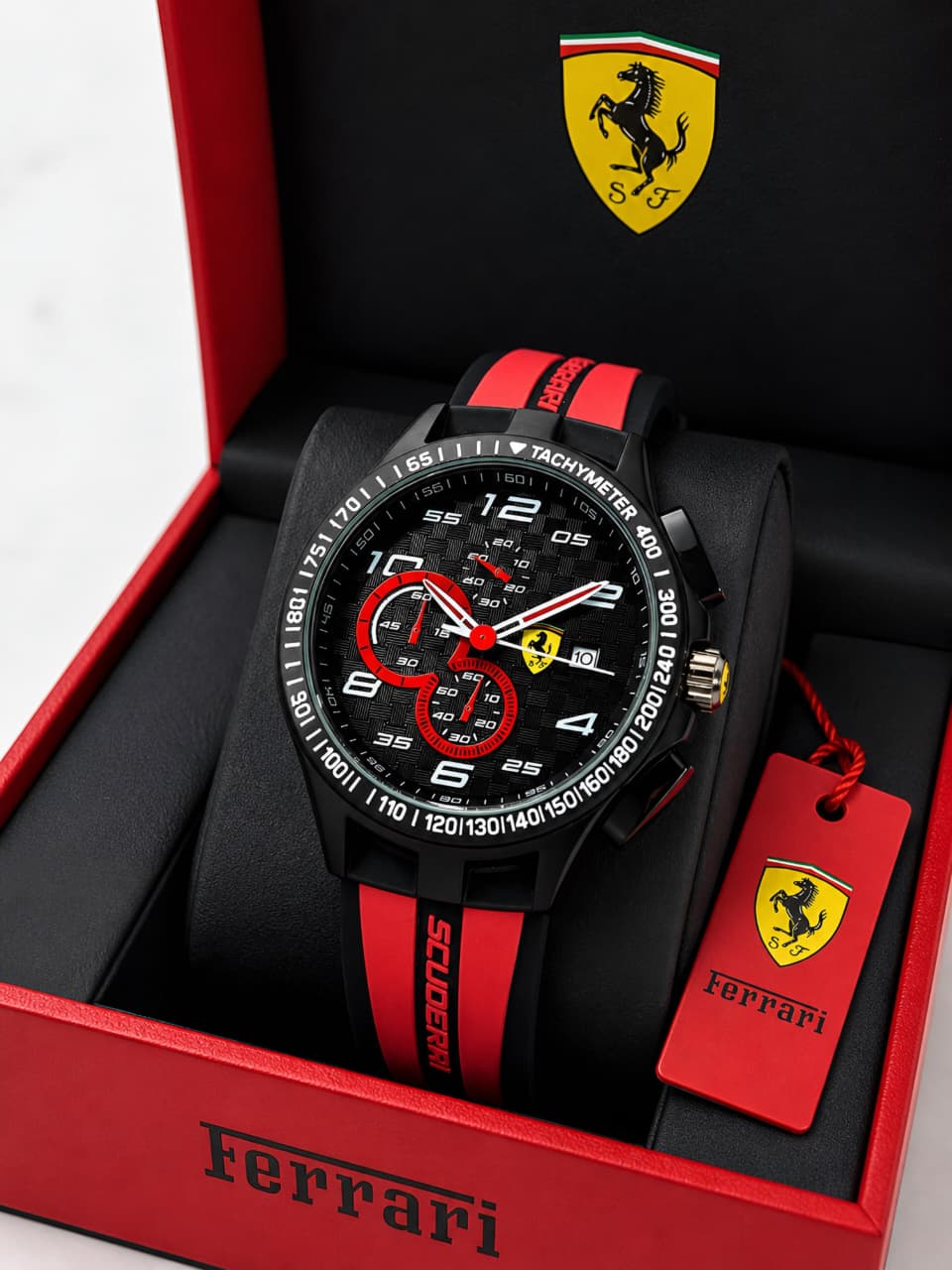 Scuderia Ferrari Race Quartz Chronograph Watch for Men