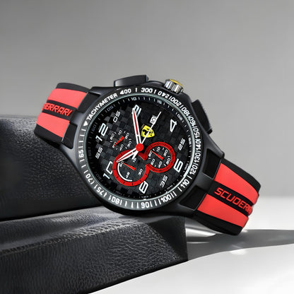 Scuderia Ferrari Race Quartz Chronograph Watch for Men