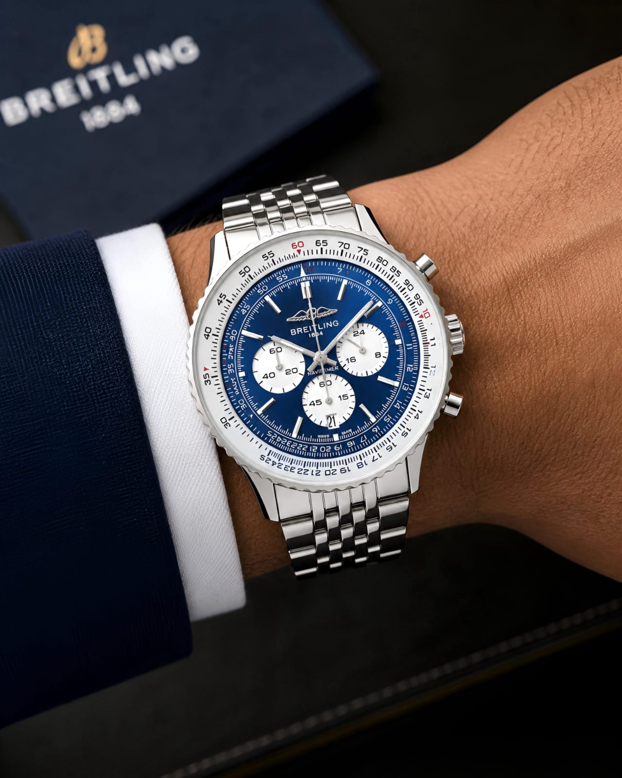 Breitling Navitimer Chronograph 5-Hand Quartz Watch