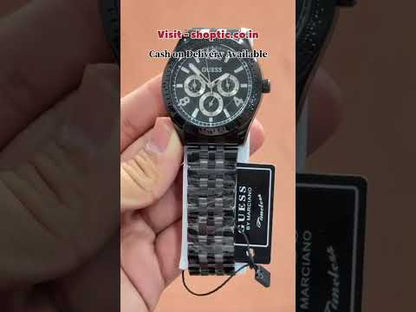 GUESS Gunmetal Chronograph Quartz Watch for Men