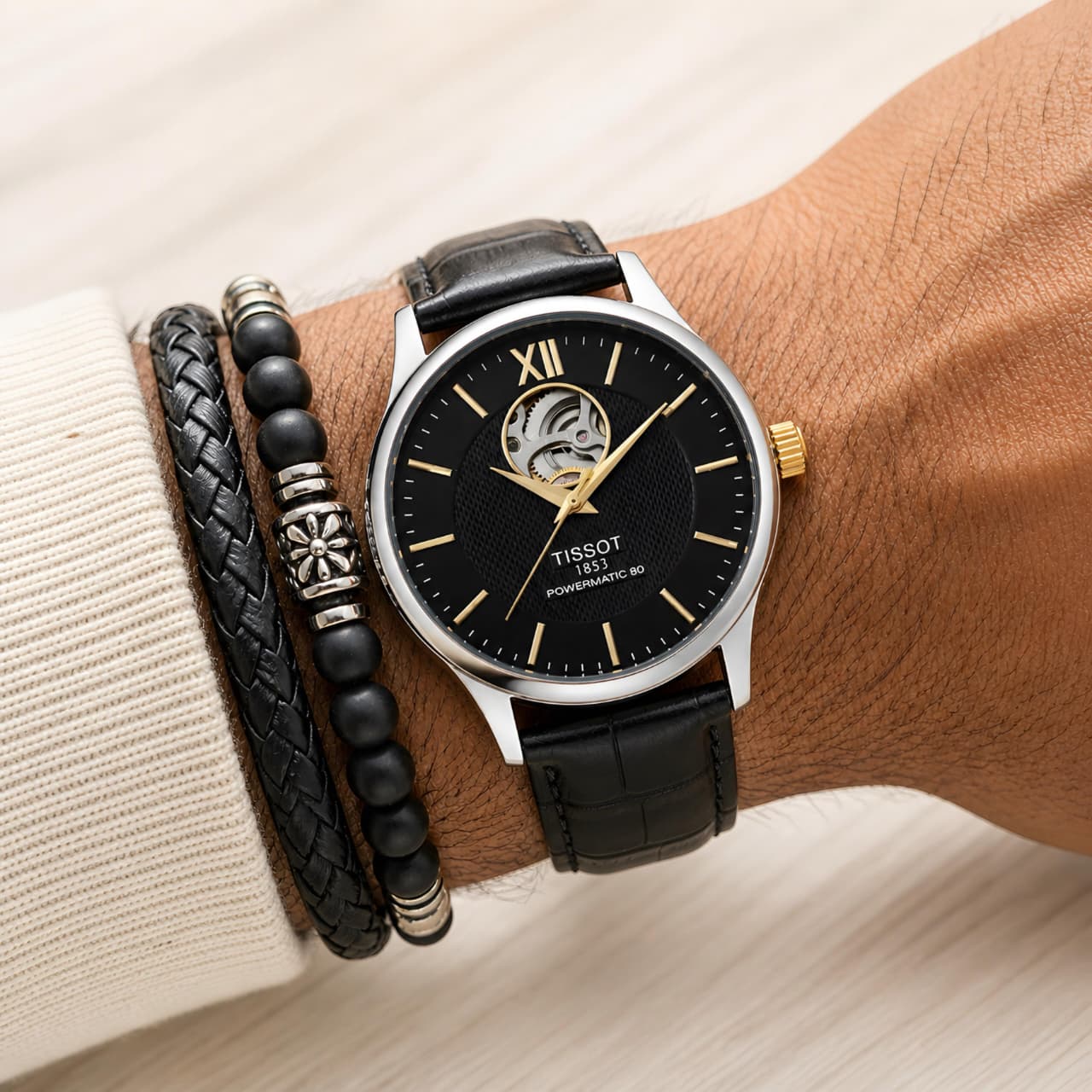 Tissot Tradition Powermatic 80 Automatic Open Heart