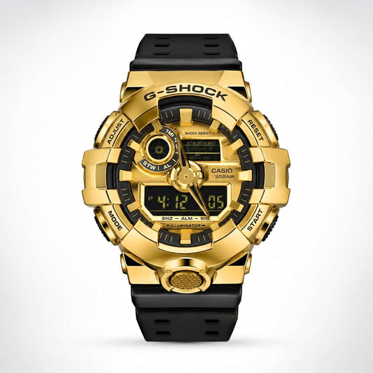 G-SHOCK GA-710 Gold Black Quartz Watch