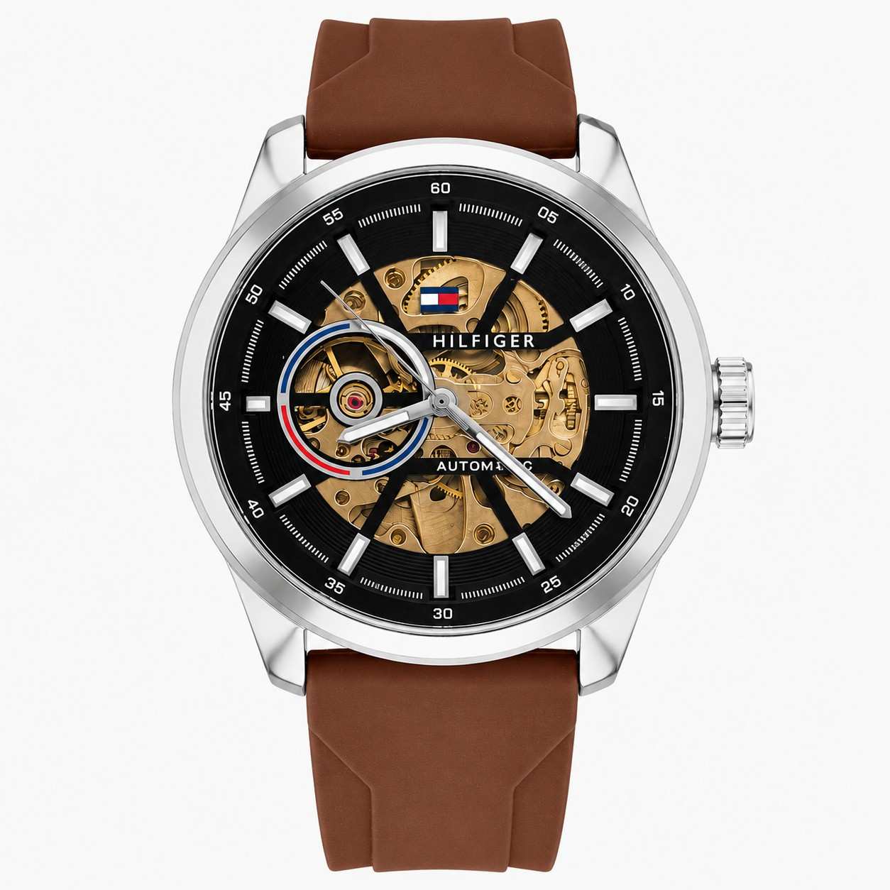 Tommy Hilfiger 43mm Skeleton Automatic Watch