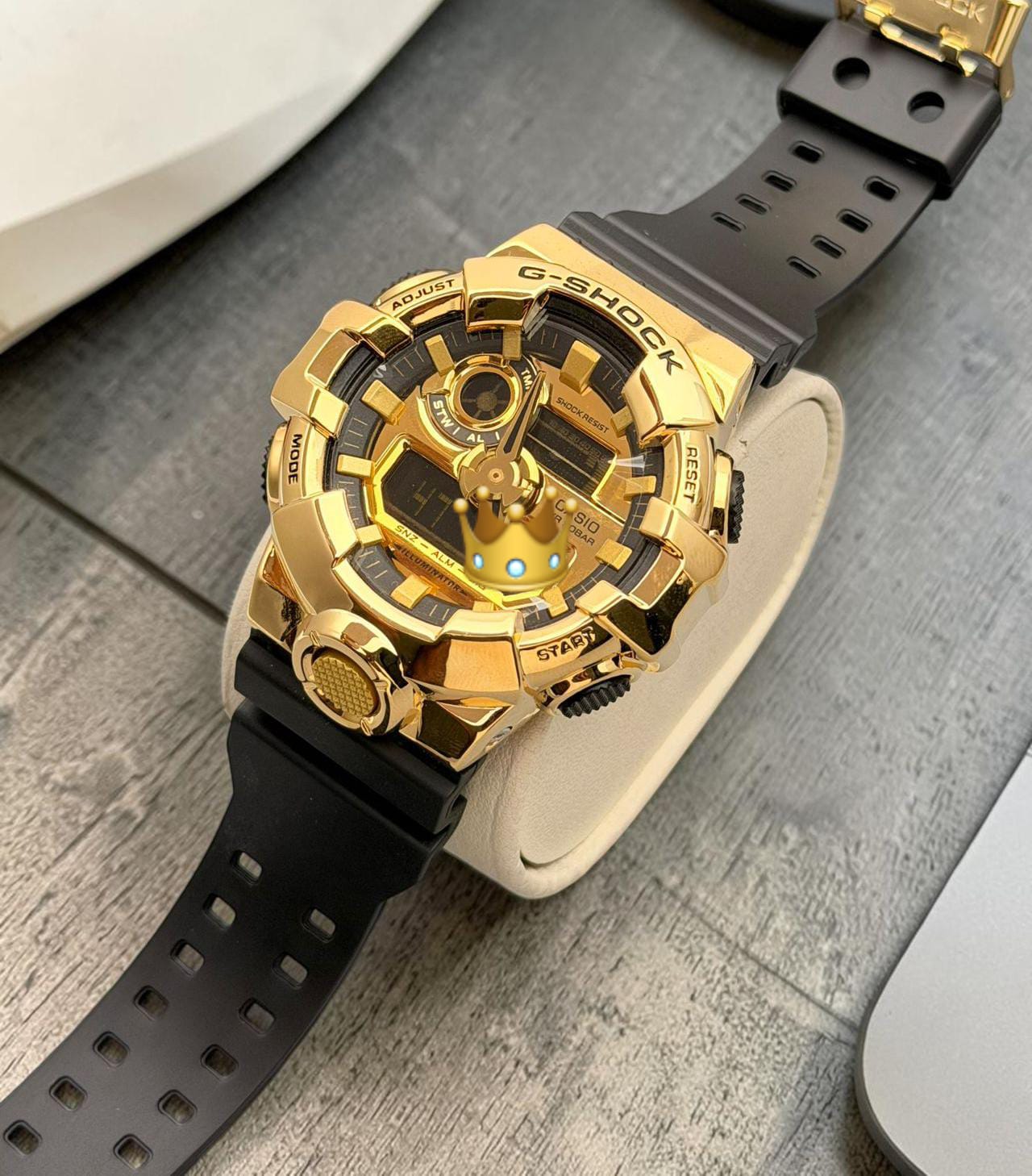 G-SHOCK GA-710 Gold Black Quartz Watch