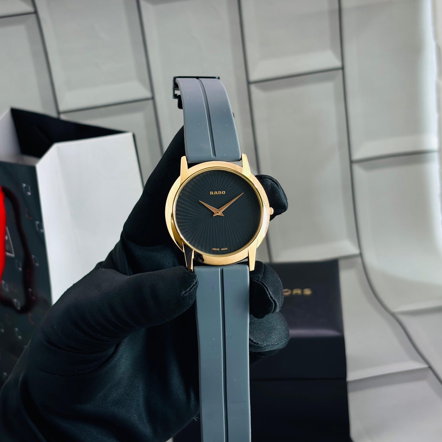 Rado True Thinline Quartz Rose Gold Men's Watch